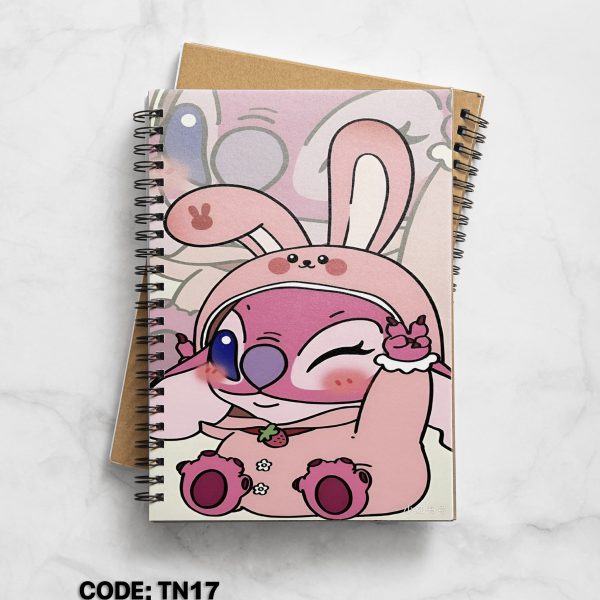 Angel printed side open note book #TN17