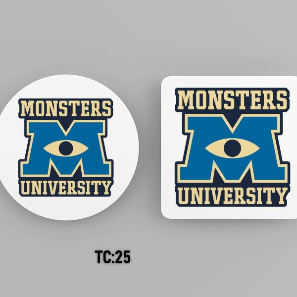 MONSTERS UNIVERSITY Printed Acrylic Coaster #TC25