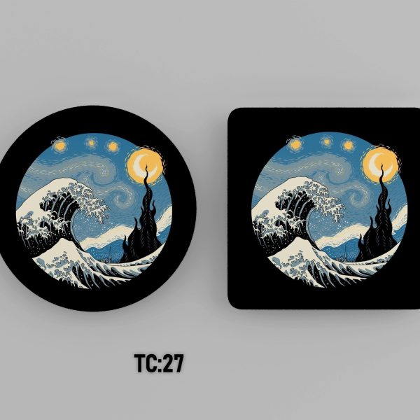 Geology Printed Acrylic Coaster #TC27