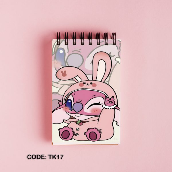Angel printed top open note book #TK17